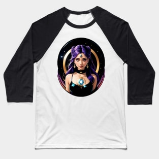 Meditation Girl 01 Baseball T-Shirt